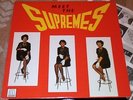 Meet THE SUPREMES Early MOTOWN Reissue STOOL COVER Diana Ross FLORENCE MARY Nice