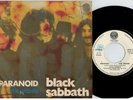 BLACK SABBATH Paranoid + The wizard 45rpm 7' + PS 1970 ITALY MINT-
