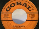 Popcorn Soul Mod R&B 45 Billy Williams The Pied Piper on Coral HEAR