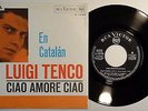 LUIGI TENCO 45 PS Spain sung in CATALAN in 1966 MINT * - VERY RARE JIMMY FONTANA