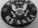 Ramones Vintage Circa 1977 Rocket to Russia US Badge Pin Button Punk New Wave
