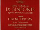 FERENC FRICSAY BEETHOVEN SYMPHONY NO.9 DGG ED1 RED STEREO 2LP SLPM 138002/003 NM