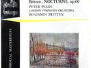 BENJAMIN BRITTEN / Britten Nocturne / Decca FFSS WBg ED1, SWL 8025 1E/1E