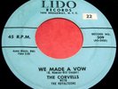 THE CORVELLS We Made A Vow & Miss Jones 45 Rare Original Lido Doo Wop NICE