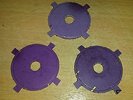 HMV E.P. HMV GOLD x 6 Original UK Push-Out CENTERS For  Elvis Presley