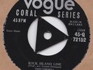 Don Cornell Rock Island Line UK Vogue Coral TRI 45 1956 Lonnie Donegan EX