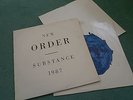 NEW ORDER SUBSANCE 1987 DOUBLE VINYL INNER SLEEVES JOY DIVISION FACT 200 FACTORY