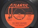 KING CRIMSON - The Great Deceiver -  TURKISH prs. orig. 70s 45 7