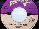 QUAILS doowop soul VG++ Harvey 45 My Love / Never Felt Like This Before fm381