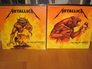 METALLICA - Metallic Death Vol. 1 & 2 - 2X LP - MEGADETH SLAYER TESTAMENT RARE