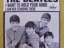 THE BEATLES I Want To Hold Your Hand 45 Picture Sleeve Capitol 5112 US 1963 VG