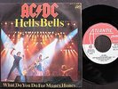 AC/DC 1980 SINGLE MADE IN PORTUGAL 45 PS 7 *HELLS BELLS*
