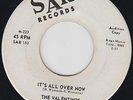 THE VALENTINOS It's All Over Now 45 on SAR R&B/soul promo (Rolling Stones) HEAR