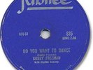 BOBBY FREEMAN Rock'n Roll 78 RPM Record. Do You Want to Dance