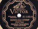 78rpm Hawaiian – Honolulu Serenaders – Honolulu Stomp – Victor 21120 – E