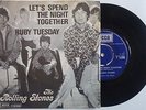 THE ROLLING STONES Let's Spend The Night Together 45/PS Danish Decca F-12546 EX