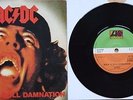 VGC+  AC/DC ROCK N ROLL DAMNATION b/w SIN CITY 7