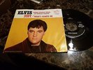 Elvis Presley Judy / There's Always Me 45 RPM Single w/ Picture Sleeve EX Vinyl