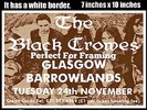 The Black Crowes live concert Glasgow 24th of November 1992 A4 size poster print