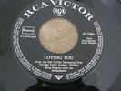 Elvis Presley Teddy Bear/Loving you V2 label