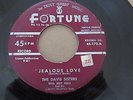 Detroit  Rockabilly 45 ROY HALL & DAVIS SISTERS Jealous Love  FORTUNE VG+