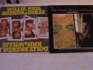 2 DOLLY PARTON LP RECORDS--GOLDEN STREETS OF GLORY & KRIS, WILLIE, DOLLY-BRENDA