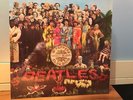 BEATLES SGT PEPPER'S LONELY HEARTS CLUB BAND VINYL LP PCS 7027 1967 WITH CUTOUT