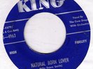 THE GUM DROPS NATURAL BORN LOVER RARE R&B POPCORN 45 on KING