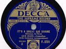 GUS ELEN MUSIC HALL 78 - IT'S A GREAT BIG SHAME - 'ARF A PINT OF ALE - EX+ COND