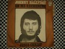JOHNNY HALLYDAY On me recherche 6009042  Rare Label Bleu Clair Sacem + Languette