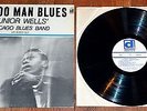 Nice Original 2nd press Delmark LP JUNIOR WELLS CHICAGO BLUES BAND HooDoo Man