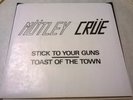 MÖTLEY CRÜE STICK TO YOUR GUNS LEATHÜR RECORDS 45 VINYL SINGLE kiss guns halen