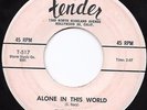 R&B Doo Wop Rocker 45 TROJANS Alone In This World/Don't Ask Me To Be Lonely HEAR