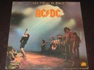 AC/DC rare '77 UK 1st press LP Let There Be Rock on Atlantic EX+  A2/B2 