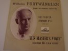 Beethoven - Furtwangler No.3 E Flat Major Op.55 HMV R&G ALP 1060 Heavy 207g NM-