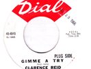 CLARENCE REID: Part Of Your Love / Gimme A Try 45 (dj) rare Soul Promo VG