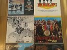 (8) Beatles Record LP Collection Meet The Beatles Something New Help Etc