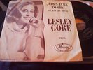 LESLEY GORE - JUDYS TURN TO CRY - US PIC SLEEVE + 45