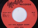 Northern Soul 45 MARY LOVE Lay This Burden Down MODERN HEAR