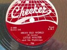 Little Walter, Checker Records, 78 rpm, Mean Old World & Sad Hours, E+