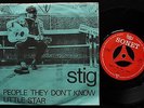 STIG MØLLER People The Don't Know DANISH Sonet Folk Rock 45 Steppeulvene