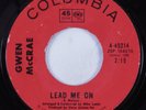 Crossover Soul 45 GWEN McCRAE Lead Me On COLUMBIA HEAR