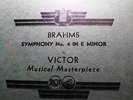 1934 Z SHELLAC Bruno Walter BRAHMS Symph 4 E Minor BBC Orchestra 78