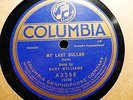1915  BERT WILLIAMS Negro Vaudeville MY LAST DOLLAR / i'm gonna quit saturday 78