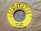 CARL PERKINS   Blue Suede Shoes / Honey, Don't  Ex/Mt 45 record  SUN 234