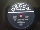 The Flamingos 78 The Ladder Of Love b/w Let's Make Up Decca 30335 CANADA PRESS