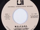 Funk 45 ANTONIO CASTRO W.e.l.f.a.r.e. UNIVERSAL INTERNATIONAL HEAR VG++