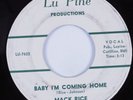 R&B Soul 45 MACK RICE Baby I'm Coming Home LU PINE HEAR