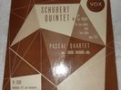 VOX PL 7030 PASCAL QUARTET/ ANDRE NAVARRA, cello/ SCHUBERT Quintet RARE VG++/EX