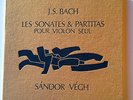 RARE FRENCH VALOIS STEREO 3LPS BOX SET ED1 SANDOR VEGH BACH VIOLIN SONATAS MINT